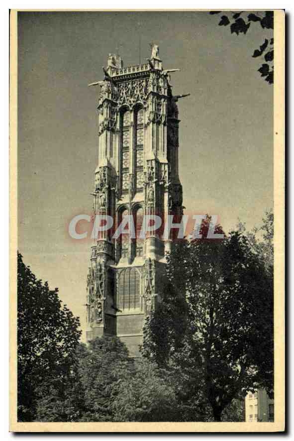 CPA Tour Saint Jacques (Photo Marcel Bovis)
