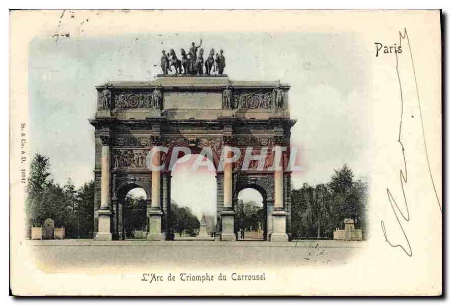 CPA L'Arc de Triomphe du Carrousel