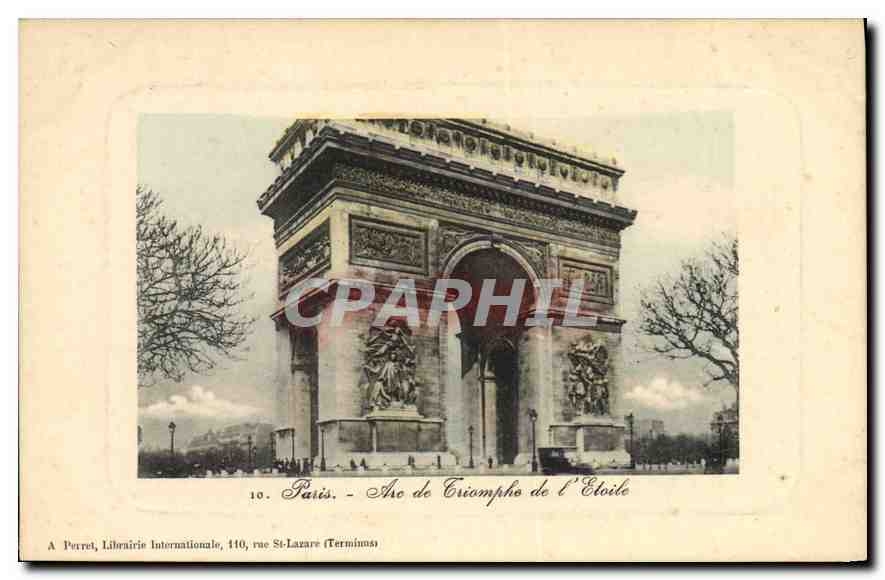CPA Paris L'Arc de Triomphe de L'Etoile