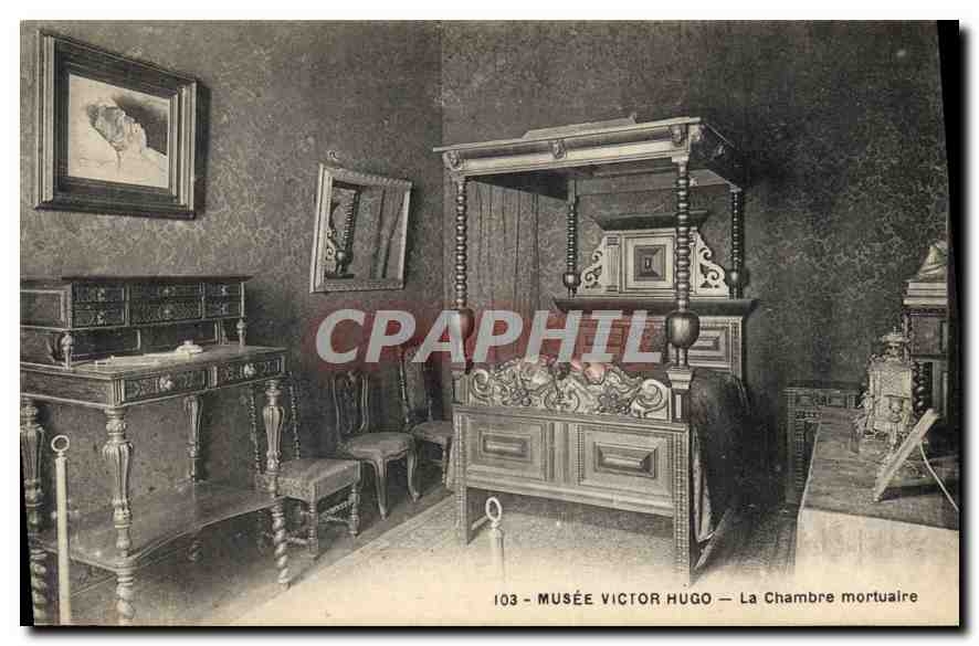 CPA Musee Victor Hugo La Chambre Mortuaire