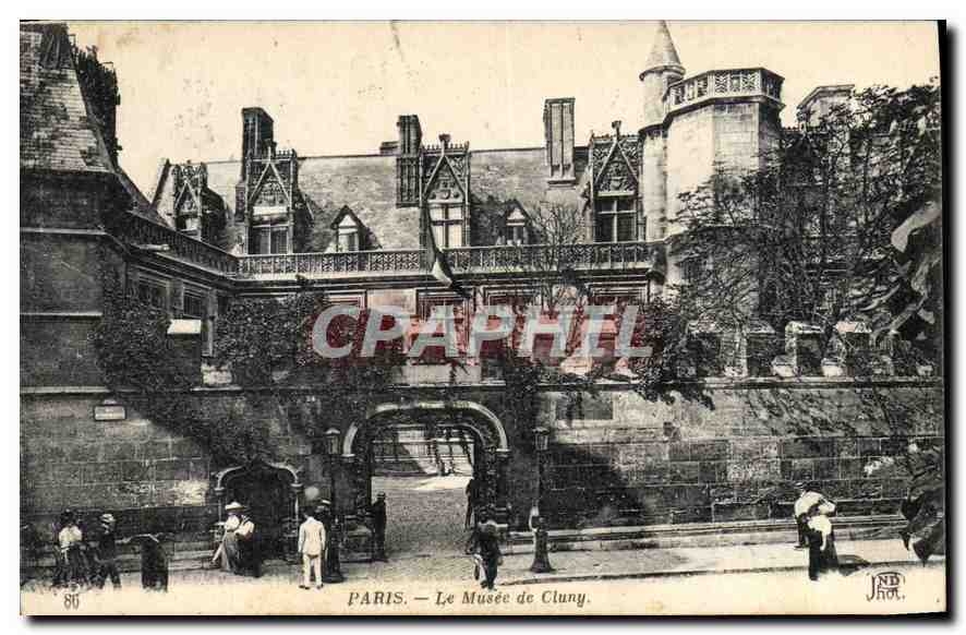 CPA Paris Musee de Cluny