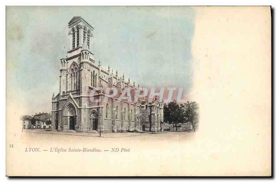 CPA Lyon L'Eglise Sainte Blandine