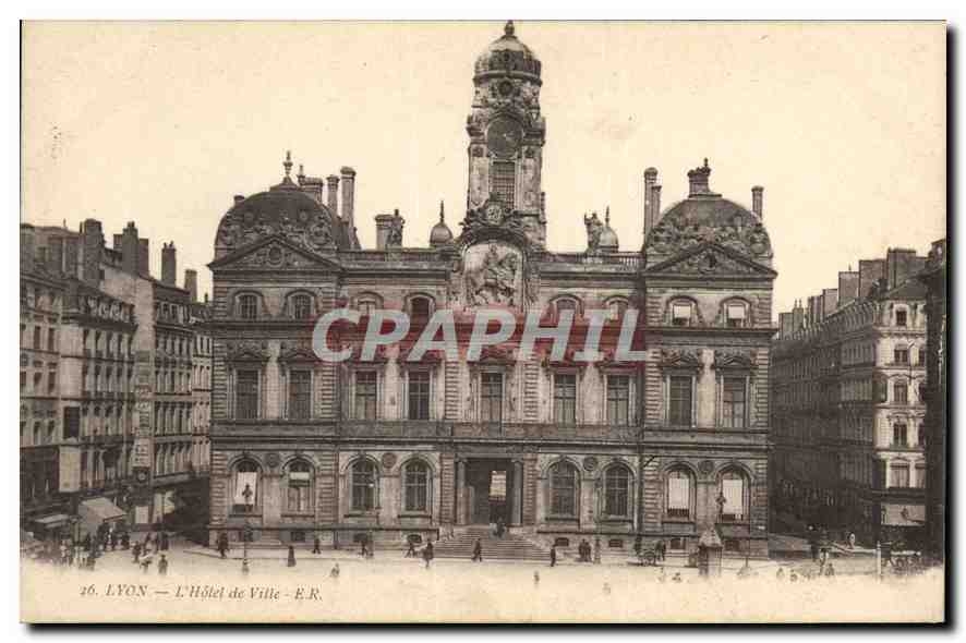 CPA Lyon Hotel de Ville