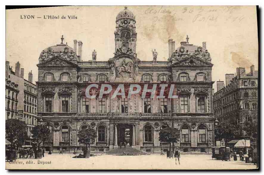 CPA Lyon Hotel de Ville