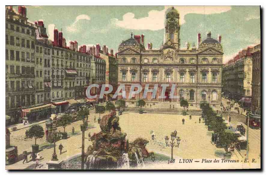 CPA Lyon Place des Terreaux