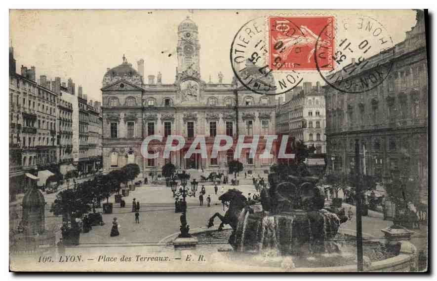 CPA Lyon Place des Terreaux