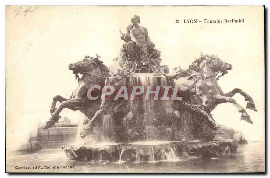 CPA Lyon Fontaine Bartholdi