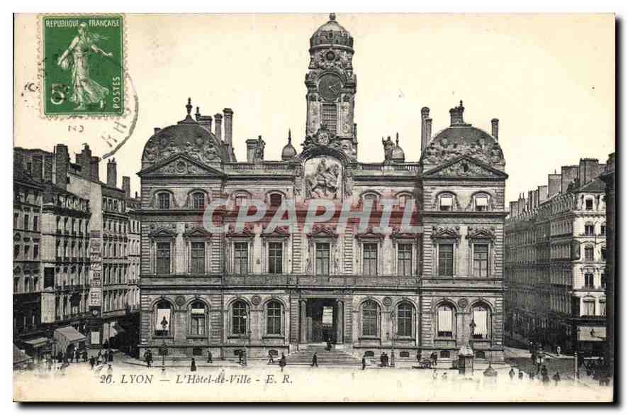CPA Lyon Hotel de Ville