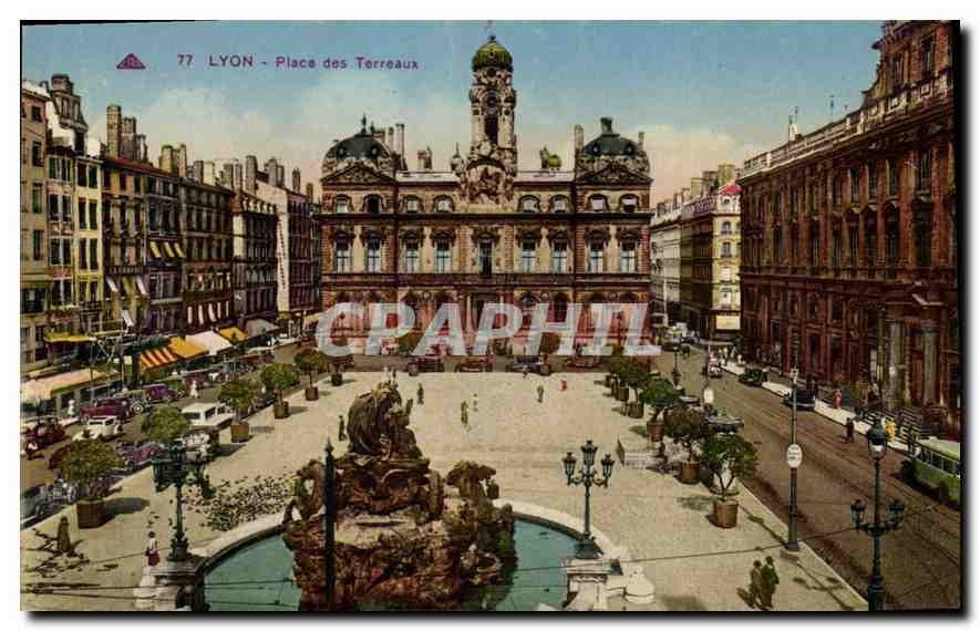 CPA Lyon Place des Terreaux