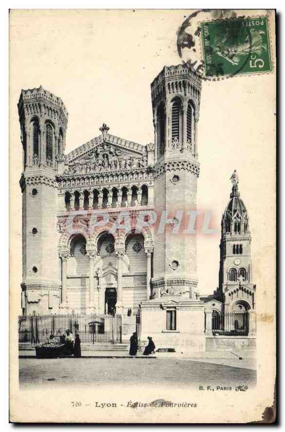 CPA Lyon Eglise de Fsourviere