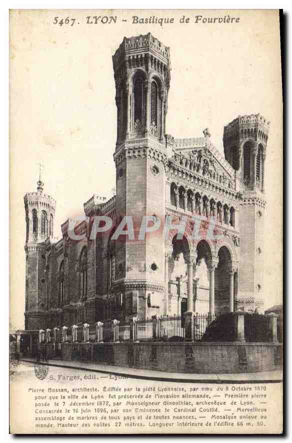CPA Lyon Basilique de Fourviere