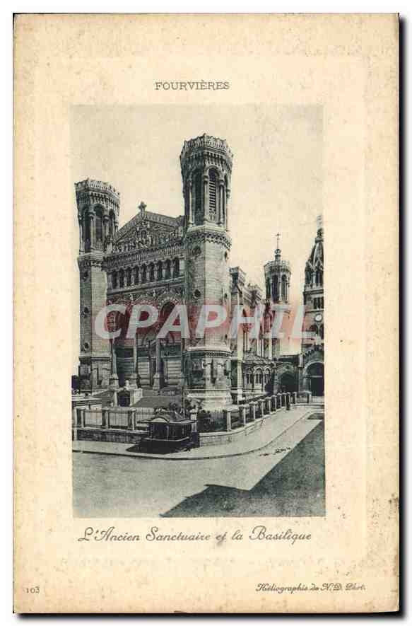 CPA Lyon Fourviere L'Ancien Sanctuaire et la Basilique