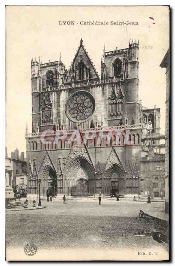 CPA Lyon Cathedrale Saint Jean