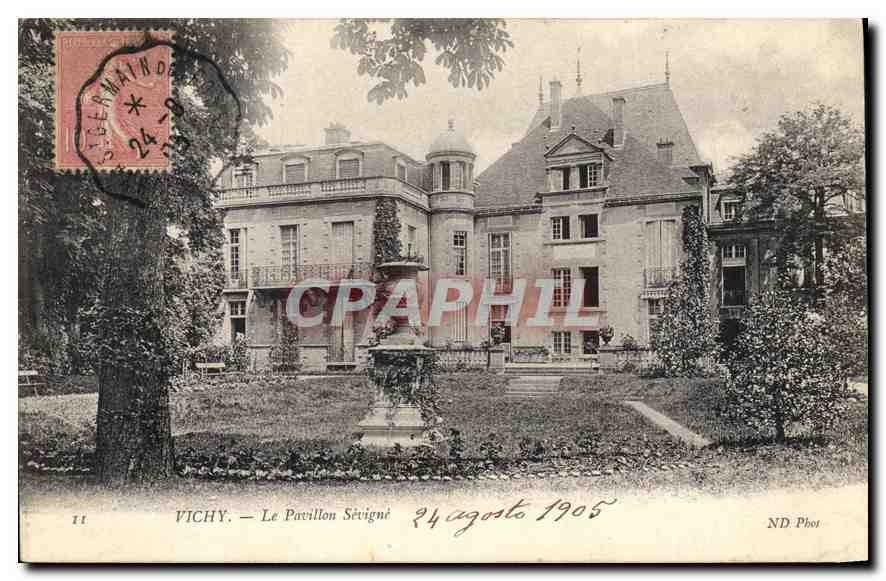 CPA Vichy Le Pavillon Sevigne