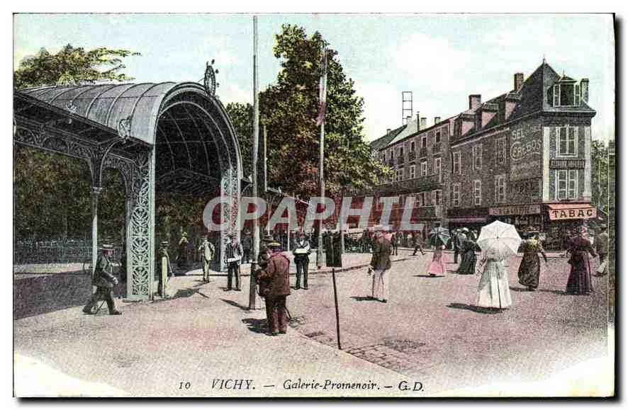 CPA Vichy Galerie Promenoir