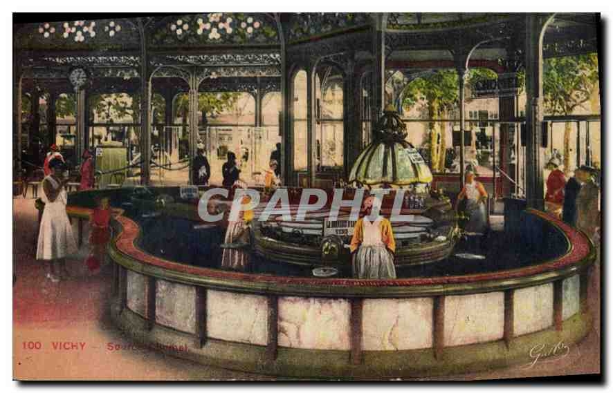 CPA Vichy Source Chomal