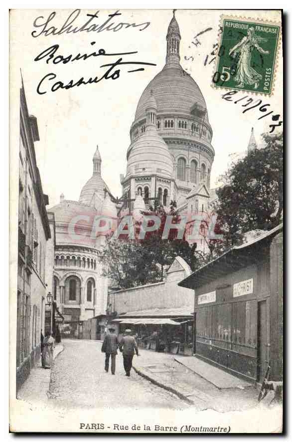 CPA Vichy Rue de la Barre (Montmartre)