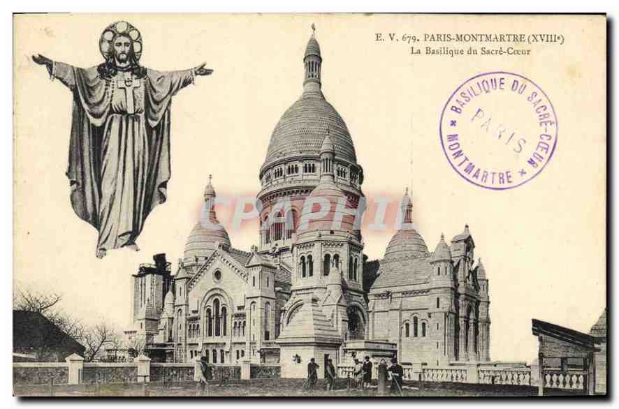 CPA Paris Montmartre (XVIIIe) La Basilique du Sacre Coeur