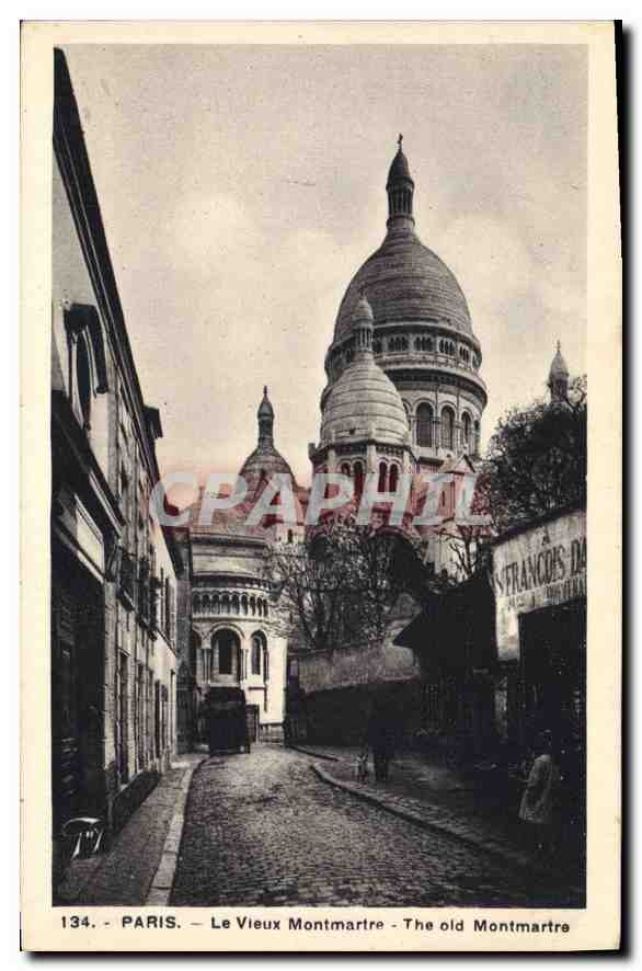 CPA Paris le Vieux Montmartre