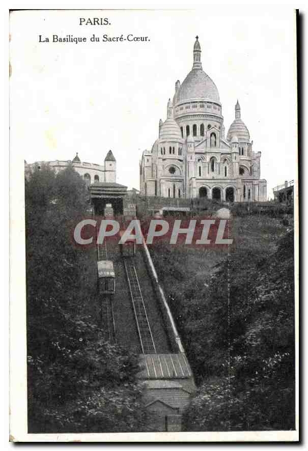 CPA Paris la Basilique du Sacre Coeur
