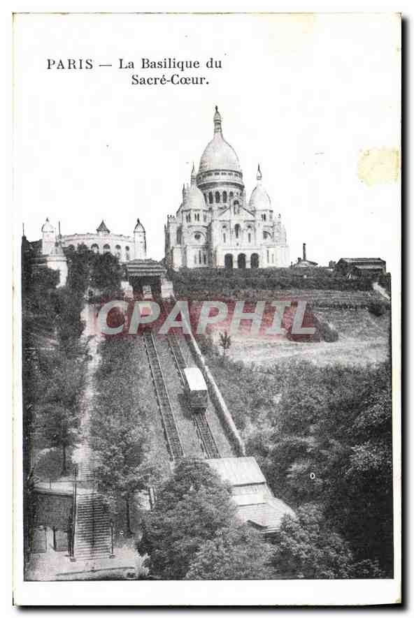 CPA Paris la Basilique du Sacre Coeur
