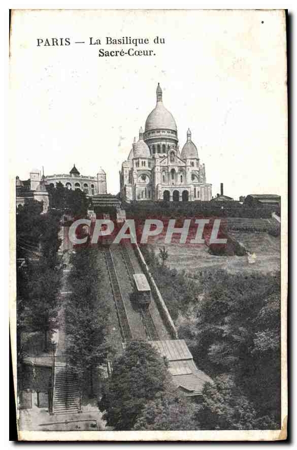 CPA Paris la Basilique du Sacre Coeur