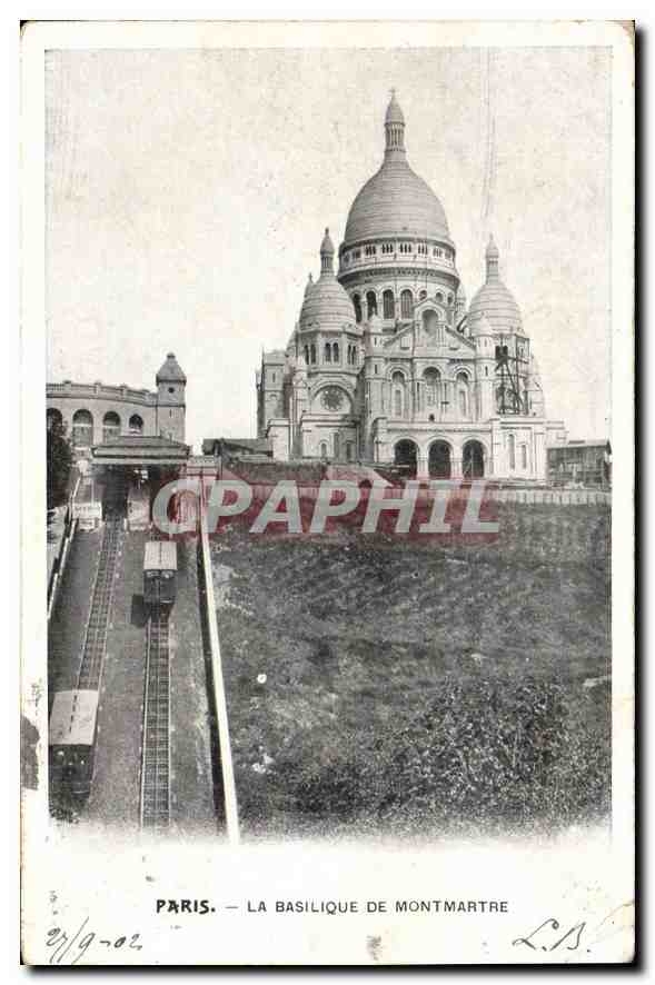 CPA Paris La Basilique de Montmartre