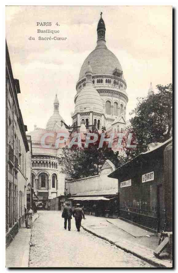 CPA Paris Basilique du Sacre Coeur