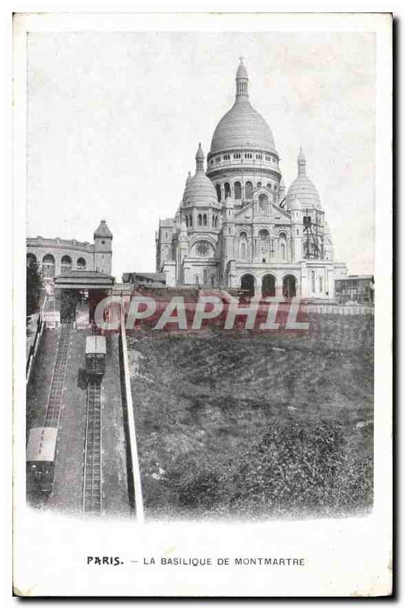 CPA Paris La Basilique de Montmartre