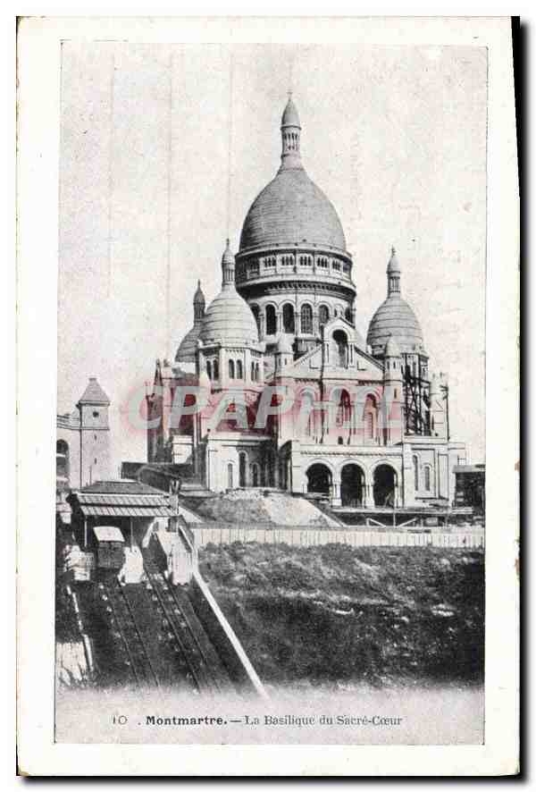 CPA Paris La Basilique du Sacre Coeur