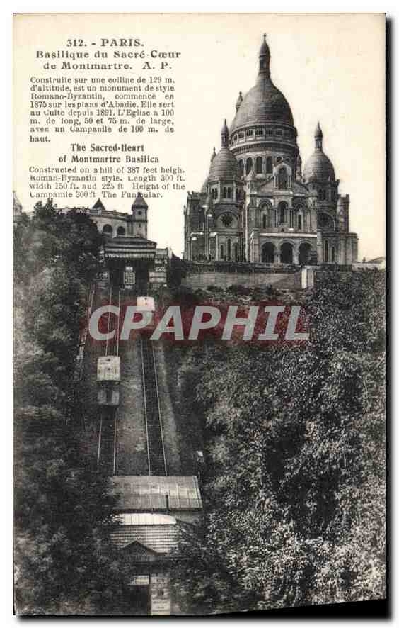 CPA Paris La Basilique du Sacre Coeur de Montmartre