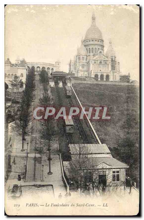 CPA Paris Funiculaire du Sacre Coeur 