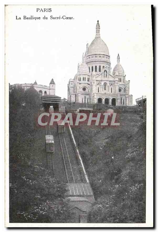 CPA Paris la Basilique du Sacre Coeur