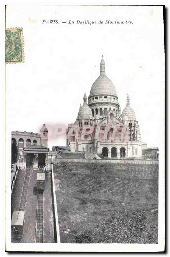 CPA Montmartre la Basilique de Montmartre