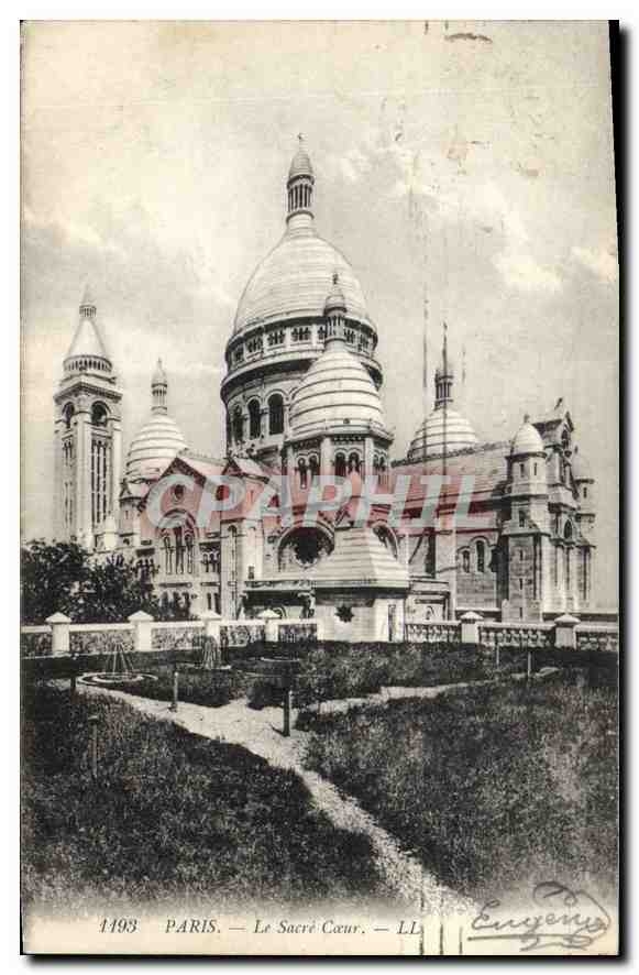 CPA Montmartre le Sacre Coeur