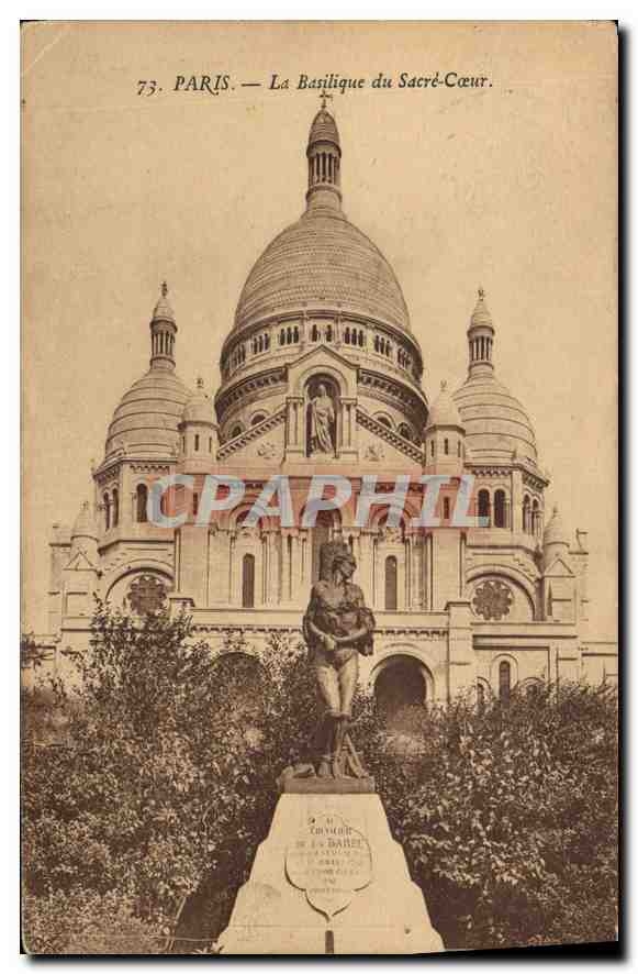 CPA Montmartre la Basilique du Sacre Coeur