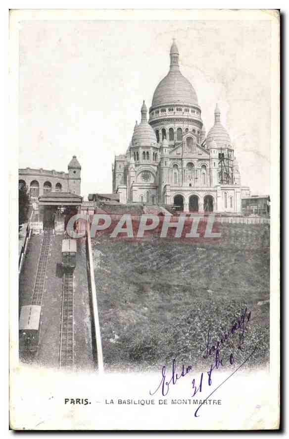CPA Montmartre la Basilique de Montmartre