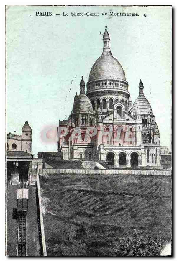 CPA Paris le Sacre Coeur de Montmartre