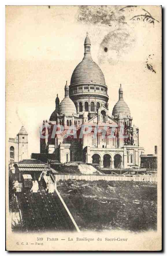 CPA Paris Basilique du Sacre Coeur