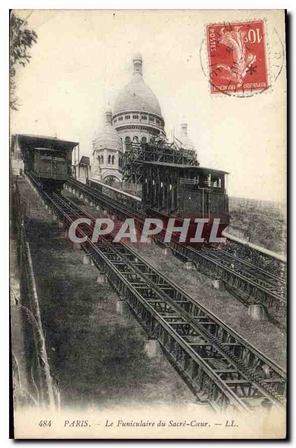 CPA Paris Le Funiculaire du Sacre Coeur