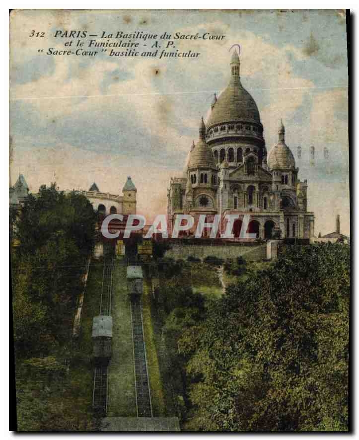 CPA Paris La Basilique du Sacre Coeur