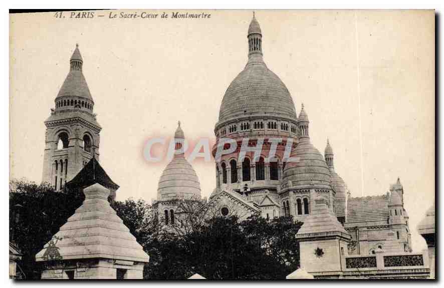 CPA Paris Le Sacre Coeur de Montmartre