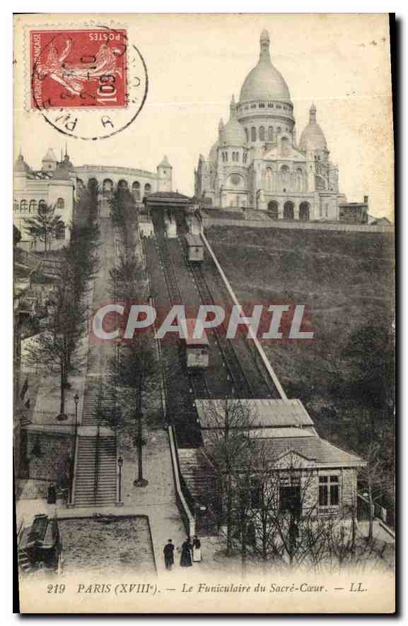 CPA Paris Le Funiculaire du Sacre Coeur