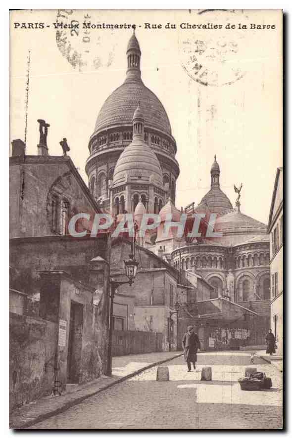 CPA Paris Vieux Montmartre Rue du Chevalier de la Barre