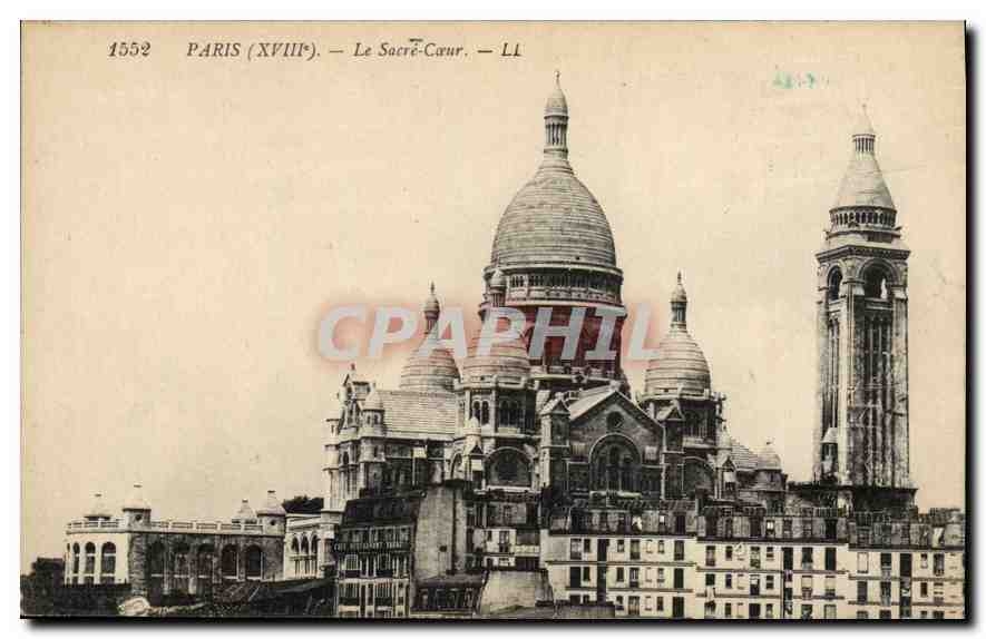 CPA Paris (XVIII) Le Sacre Coeur