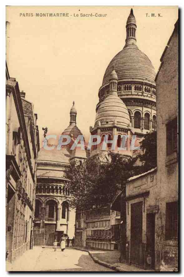 CPA Paris Montmartre Le Sacre Coeur