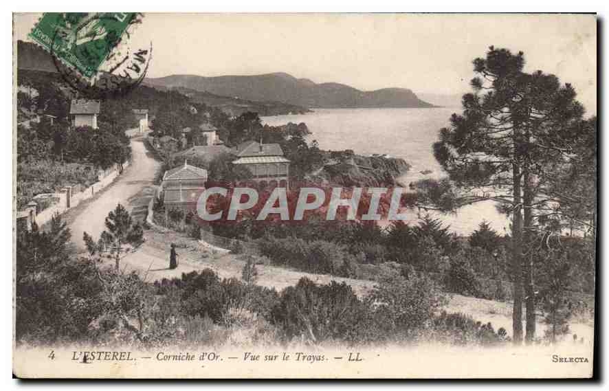 CPA L'Esterel Corniche d'Or Vue sur le Trayas