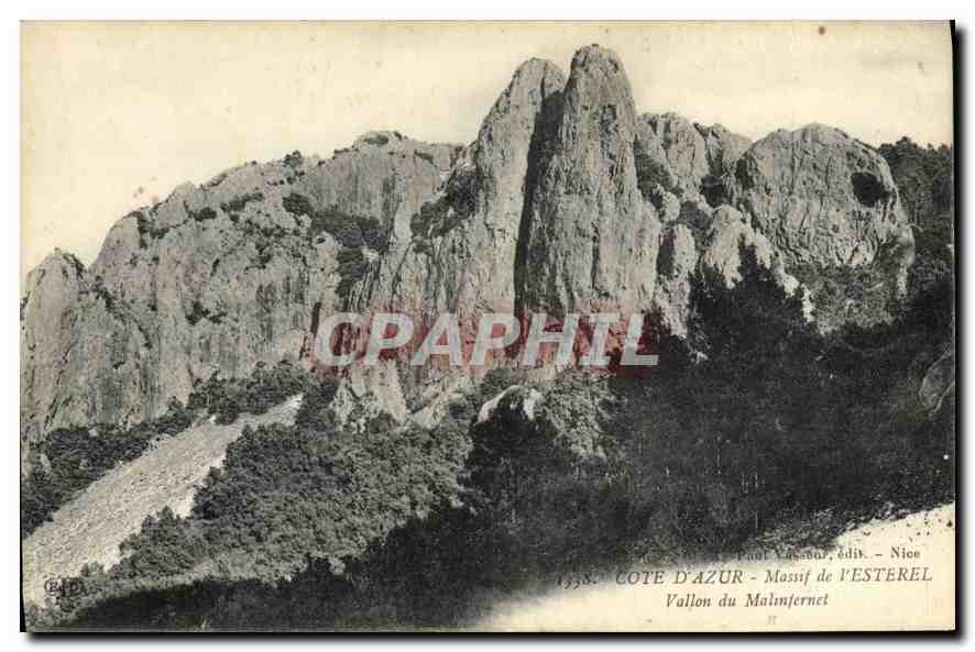 CPA Massif de l'Esterel Vallon du Malinfernet