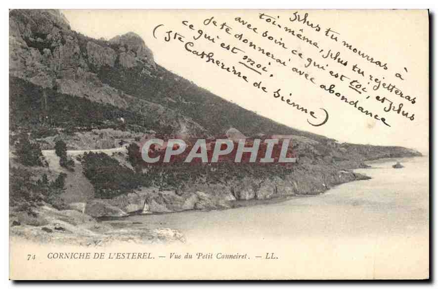 CPA Corniche de l'Esterel Vue du Petit Canneiret