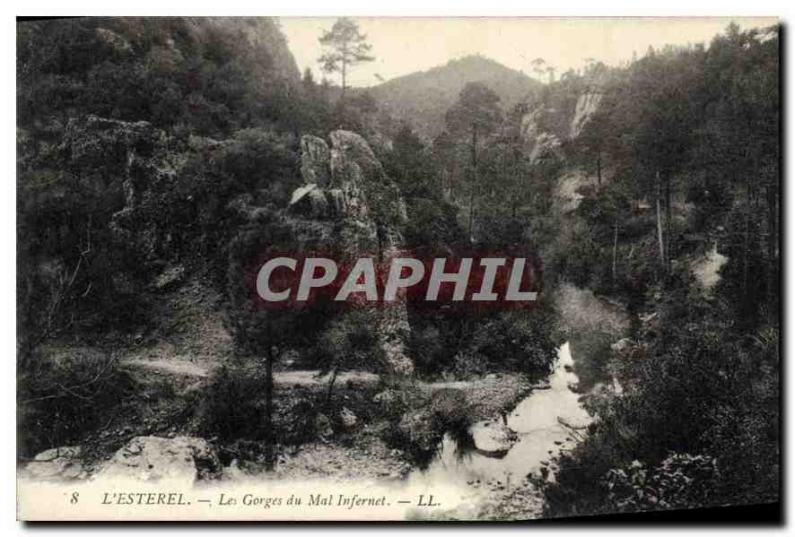 CPA L'Esterel Les Gorges du Mal Infernet